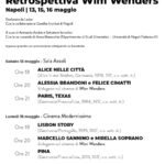 Napoli/ Retrospettiva-Wenders: dialogo con Felice Cimatti